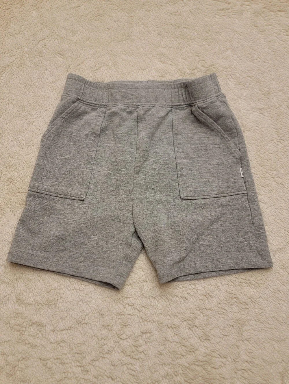 Little Sleepies Terry Bamboo Heather Grey Shorts